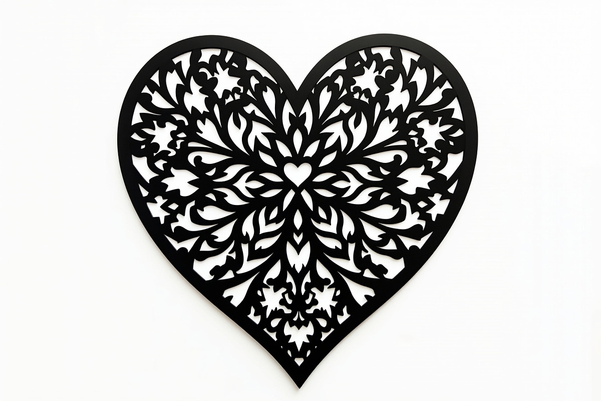 Layered Heart Mandala with Floral, an Illustration by Amazin_art (Photo 7 of 16)