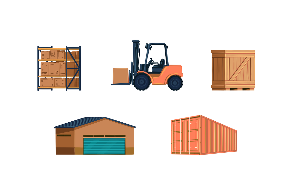 Warehouse and Logistics, an Object Graphic by Deemak Daksina (Photo 1 of 3)