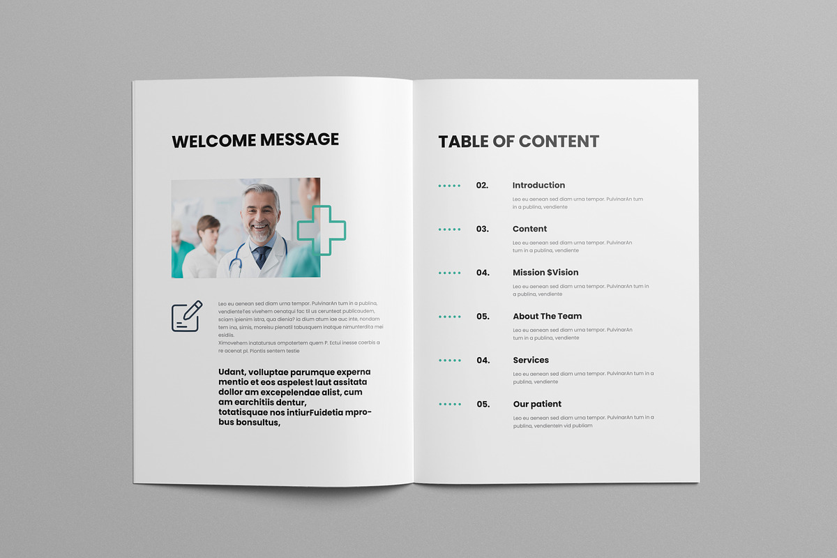 Healthcare Brochure Template, a Brochure Template by Pixelpick (Photo 3 of 9)