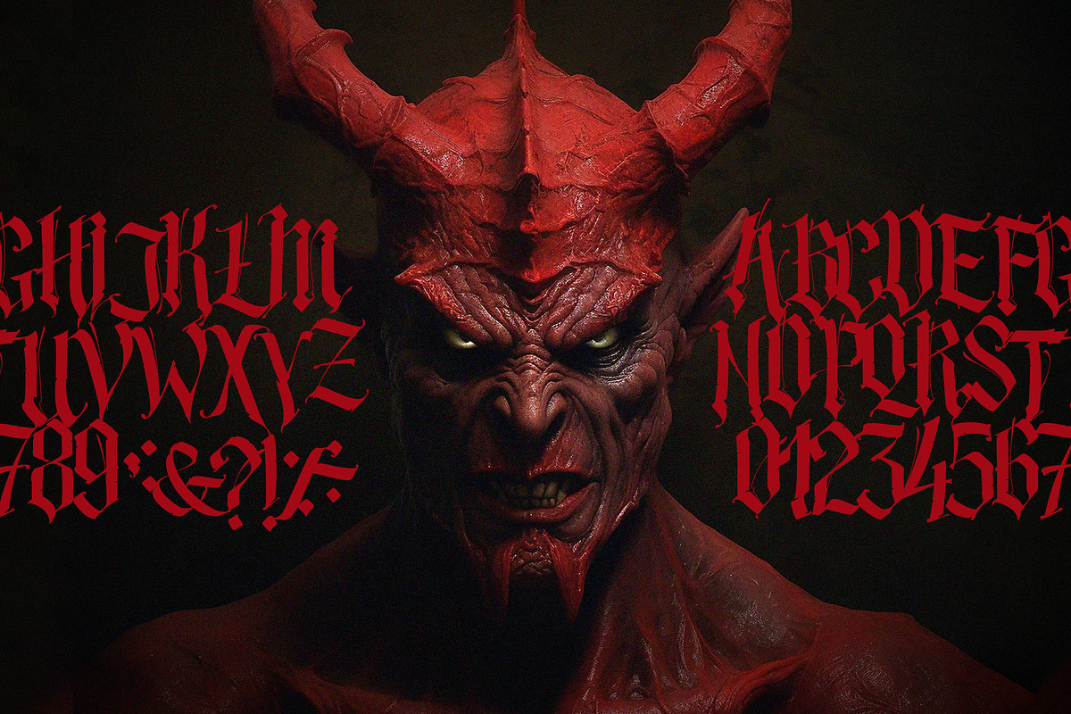 Gothic Font preview 4