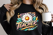 Cute Teacher Daisy Flower PNG, an Object Graphic by Star Graphic Design (Thumbnail 7 of 10)