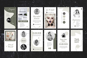 Social Media Stories Layout, a Social Media Template by MightyDesign