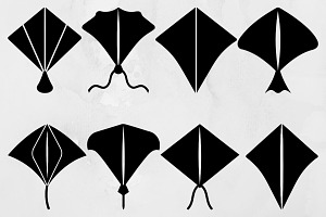 Kite Silhouette SVG, an Object Illustration by newminddesign