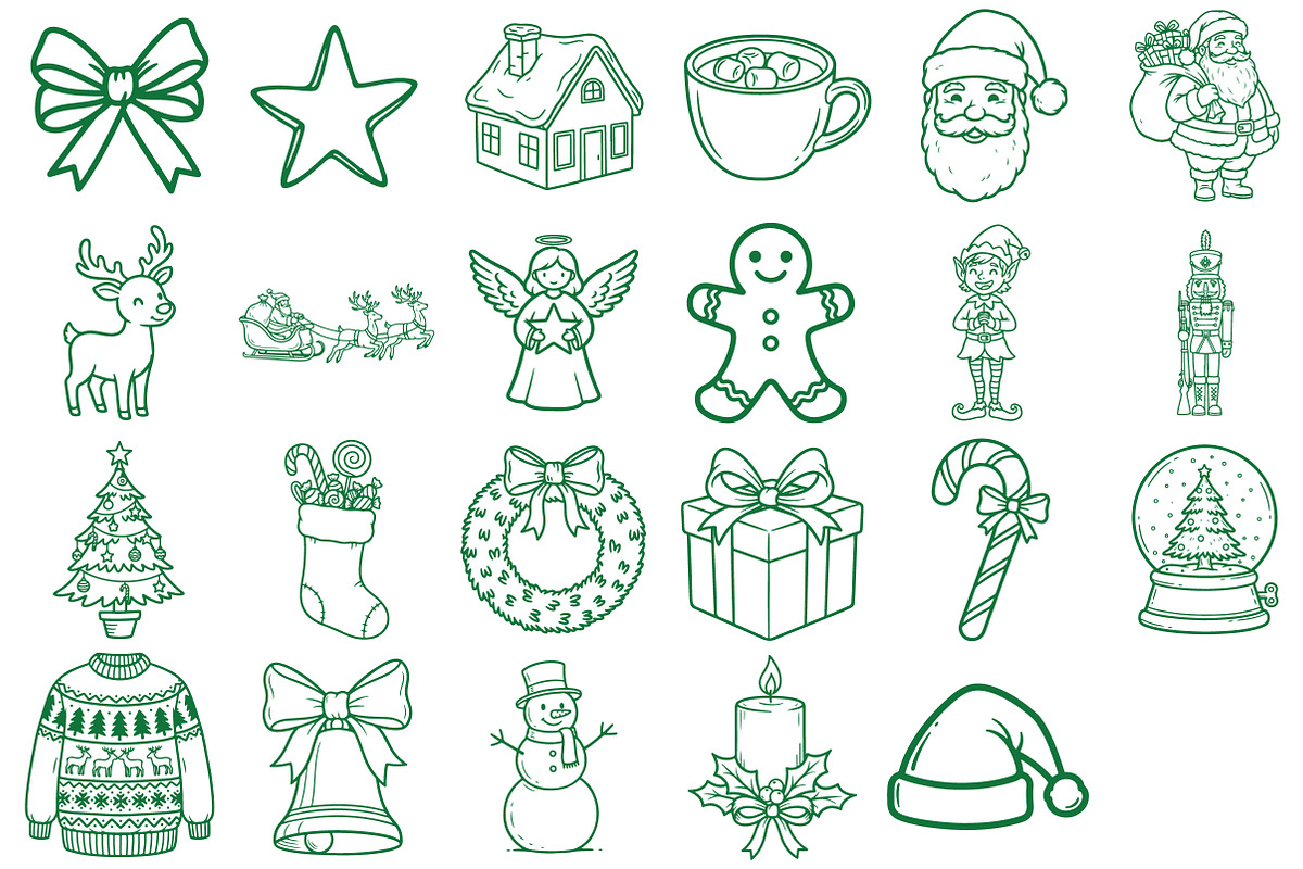 Christmas Hand-Drawn Clipart Png, an Illustration by Daily.Designs (Photo 3 of 5)