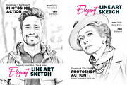 Elegant Line Art Sketch Action, an Action Add-On by MRI STUDIO (Thumbnail 21 of 21)