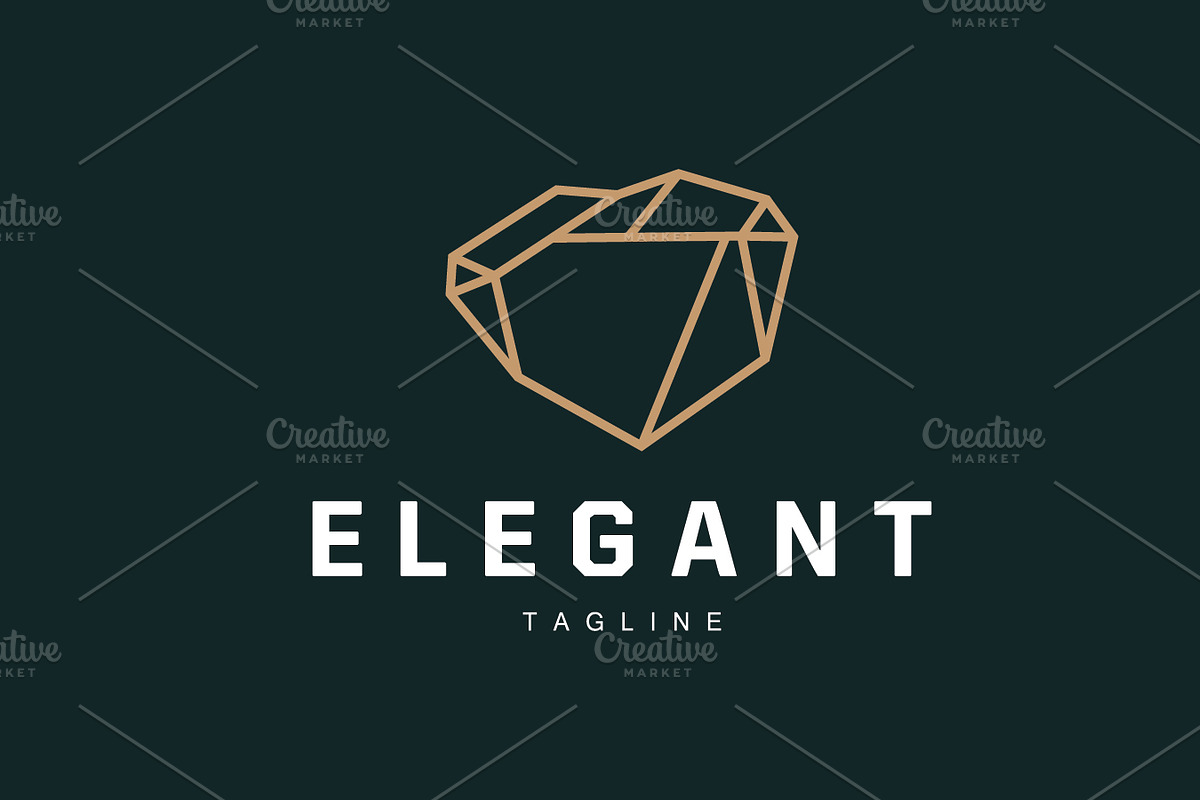 Gemstone logo Diamond Template, a Branding & Logo Template by Maylianaw28