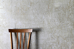 Minimalistic photo of a wooden chair, a Background Photo by Edalin's Store