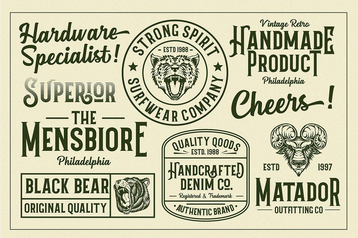 Grantmouth Font Duo + Extras preview 3