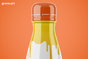 500ml Bottle with Glossy Label Mocku, a Product Mockup by Green Art (Thumbnail 2 of 4)
