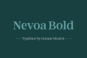 Nevoa Bold, a Serif Font by OceaneM (Thumbnail 1 of 7)
