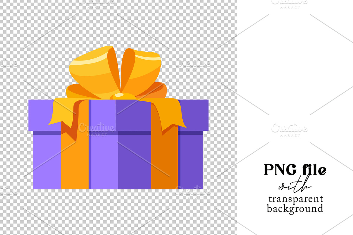 Holiday gift box design, an Object Illustration by Elen_Art (Photo 2 of 3)