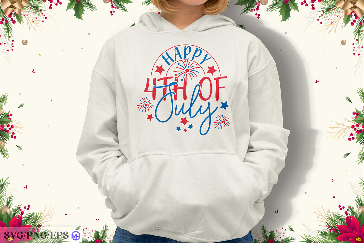 Happy 4th of July SVG PNG Design, a Graphic by mh_arif (Photo 4 of 4)