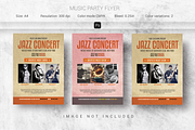 Music Party Flyer, a Flyer Template by Creativpixl (Thumbnail 1 of 6)