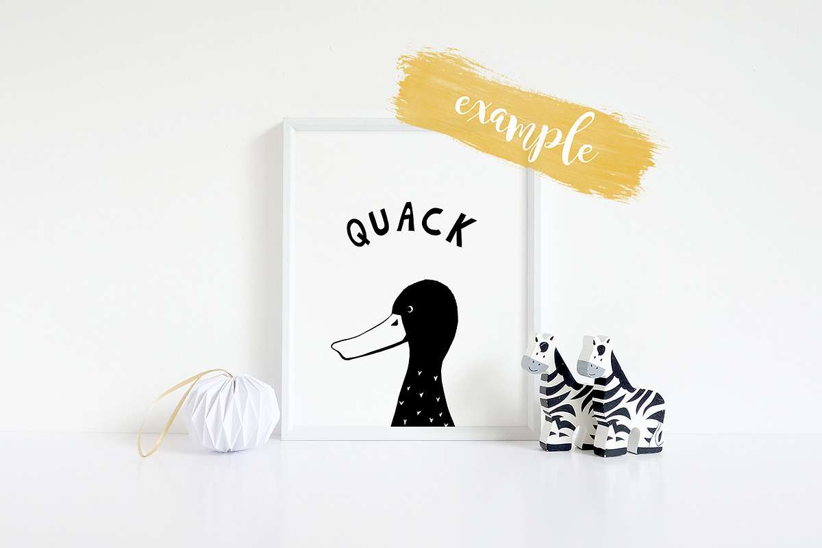 Nursery Styled Frame Mockup 8x10, a Print Template by YOYO Photo (Photo 2 of 2)