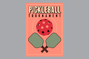 Pickleball retro vector poster set., a Sport Illustration by PoPaShop (Thumbnail 3 of 10)