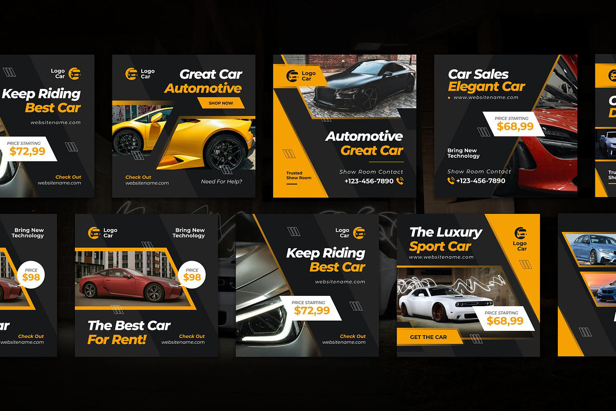 Car Automotive Instagram Post, a Social Media Template by CavenArt (Photo 5 of 5)