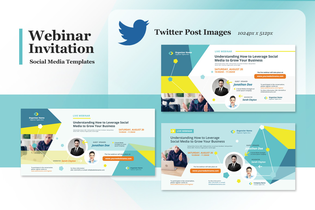 Webinar Invitation Social Media Pack, a Social Media Template by kinzi21 (Photo 4 of 4)