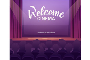 Welcome cinema. conceptual, an Illustration by Onyx