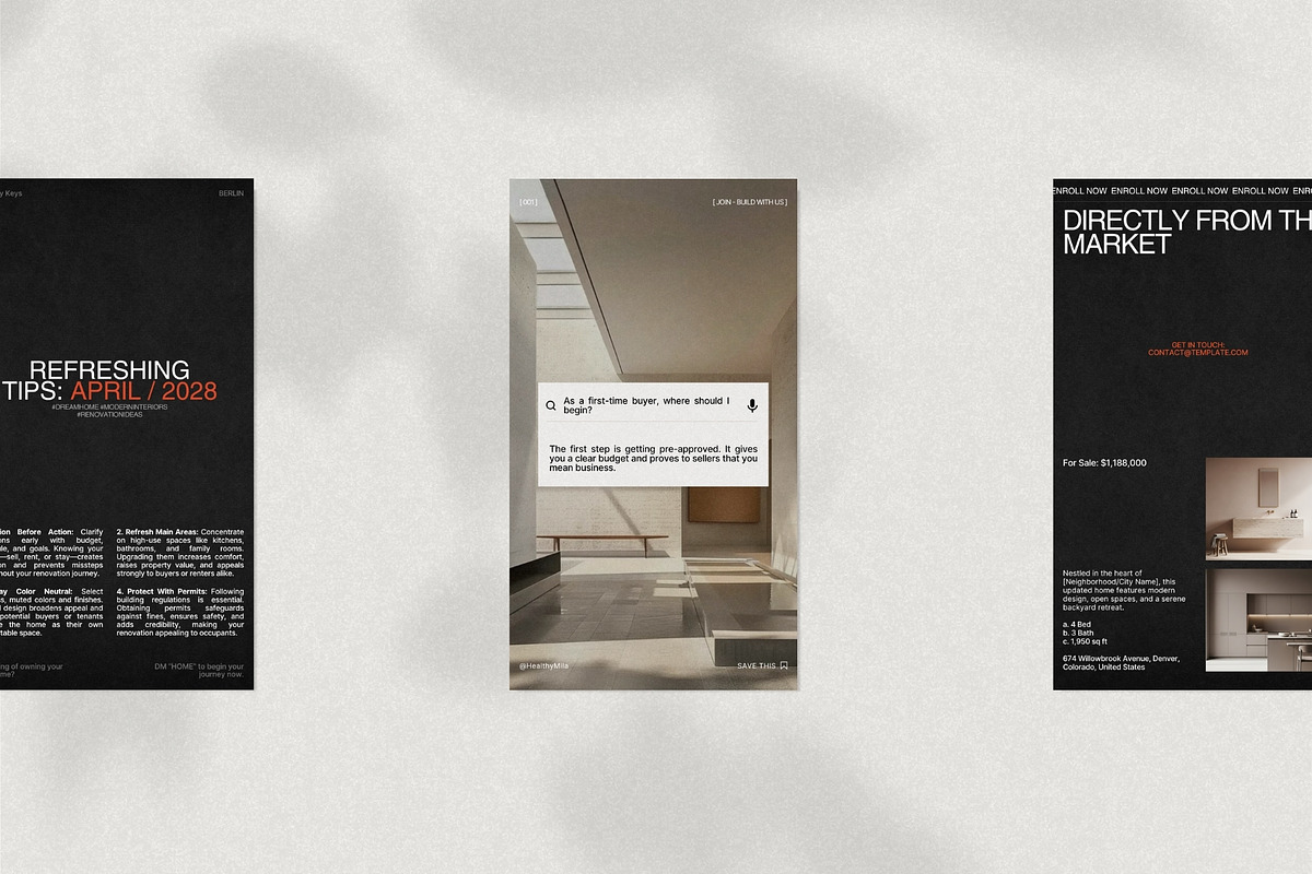 Real Estate Social Media Story Kit, a Social Media Template by Prapti Design (Photo 6 of 10)