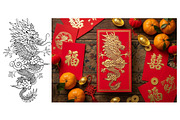Chinese Dragon, an Animal Illustration by Vector beauty (Thumbnail 3 of 3)