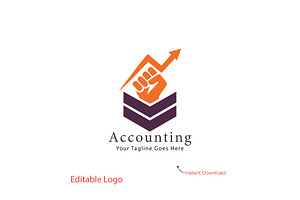 Modern Accounting Logo Design, a Branding & Logo Template by YUDesignStore