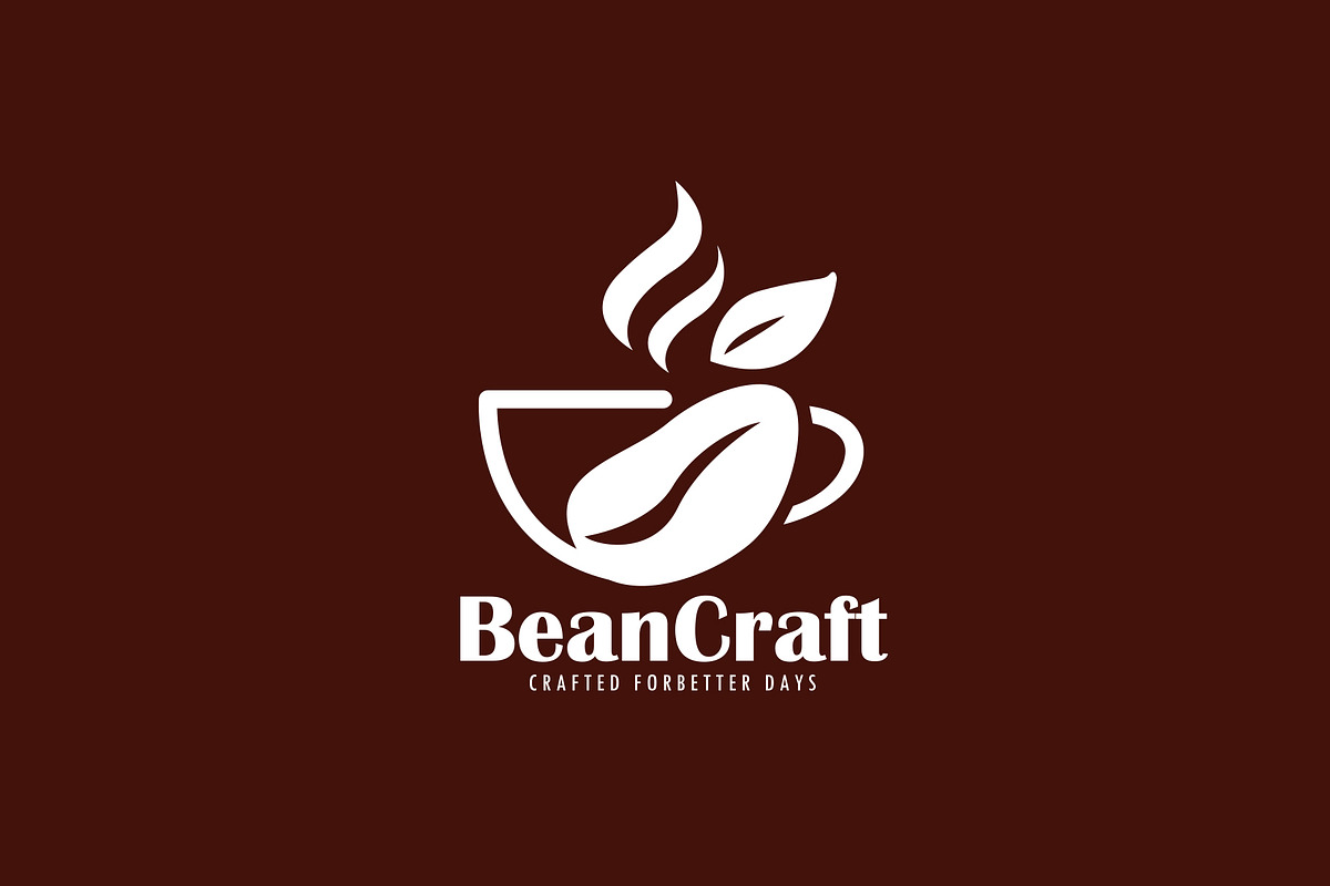 BeanCraft Coffee Logo Template, a Branding & Logo Template by SANB (Photo 2 of 3)