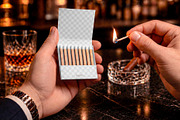 Matchbook Mockup, a Packaging Mockup by Country4k (Thumbnail 2 of 3)