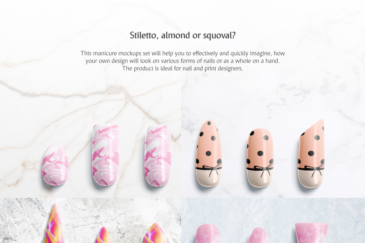 Manicure Mockups Set, a Merchandise Mockup by rebrandy (Photo 2 of 8)