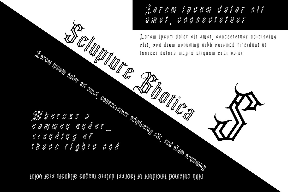 Sclupture Gothica Letter, a Blackletter Font by cromatixclassroom (Photo 5 of 7)