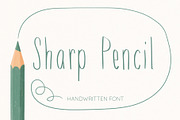 Sharp Pencil, a Handwritten Font by Jelena Sardi (Thumbnail 1 of 7)