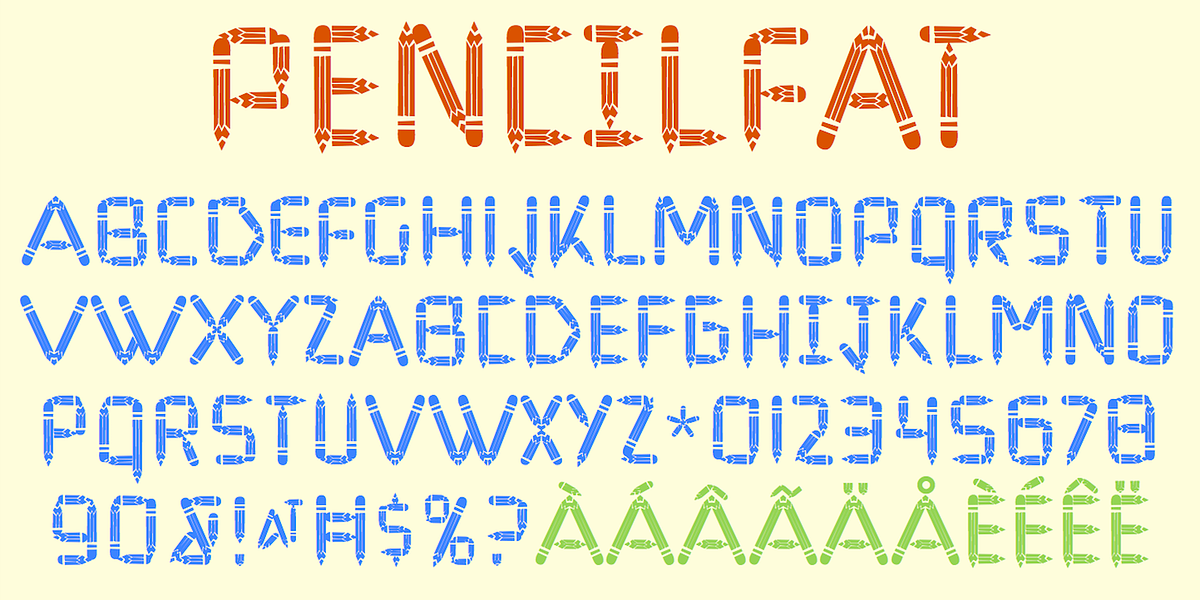 Pencil, a Font by Ingrimayne Type (Photo 2 of 6)