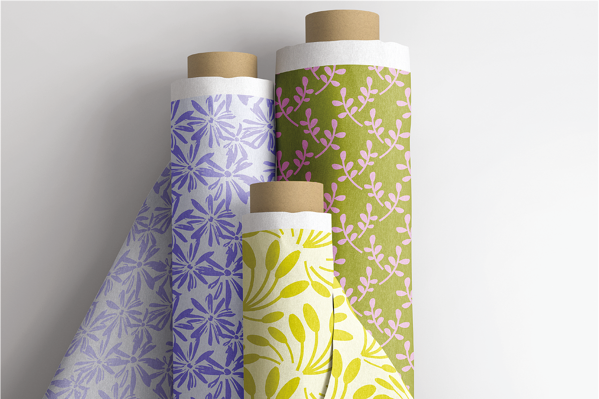 Naive Flower Pattern Bundle, a Pattern Graphic by Bonfloret Studio (Photo 4 of 16)