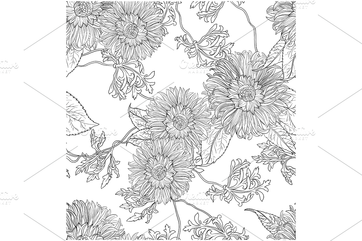 Sunflower Vine, an Object Graphic by VictoriaKStudio (Photo 3 of 5)