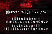 Ruthless - Horror Brush Font, a Font by Gassstype (Thumbnail 3 of 8)