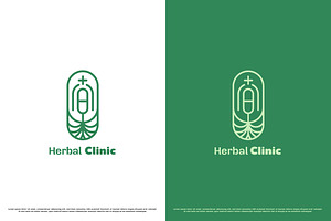 Herbal Clinic Logo Design Icon, a Branding & Logo Template by Morvana Crew