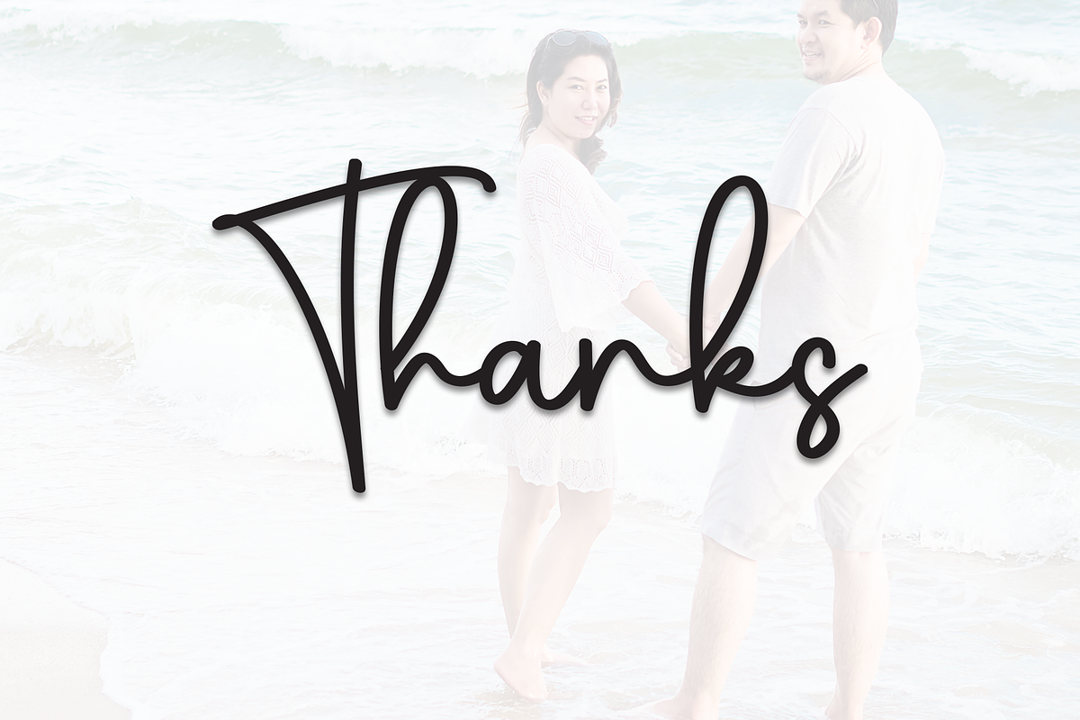 Honeymoon | Script Font, a Handwritten Font by Scratchones (Photo 8 of 8)