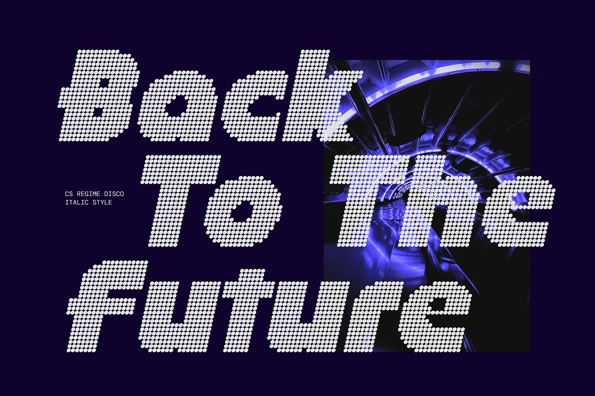 CS Regime Disco, a Sans Serif Font by Craft Supply Co. (Photo 3 of 8)
