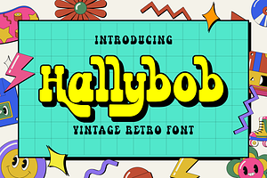 Hallybob Retro Vintage