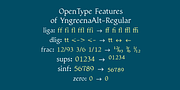 YngreenaAlt, a Serif Font by Ingrimayne Type (Thumbnail 2 of 8)