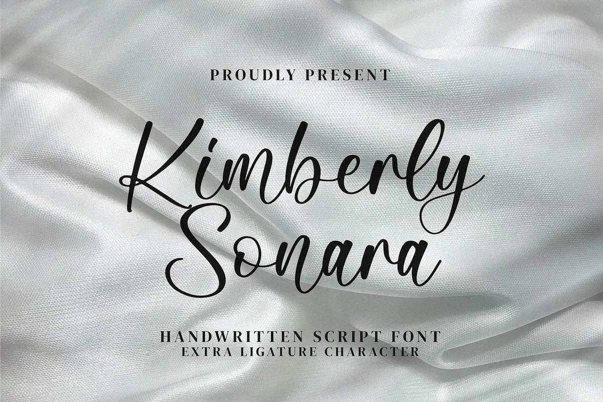 Kimberly Sonara, a Handwritten Font by Integritype Studio (Photo 1 of 15)