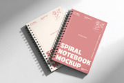 Spiral Notebook Mockup, a Books & Magazine Mockup by Nathatype (Thumbnail 4 of 9)