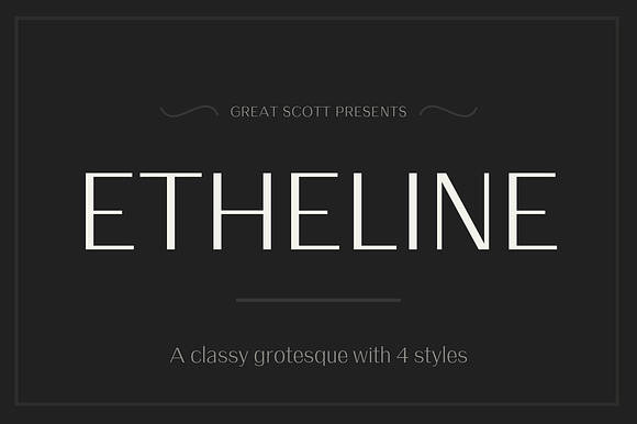 Etheline - A classy Grotesque Sans preview 8