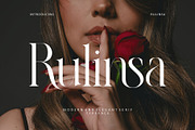 Rulinsa Modern Serif Typeface, a Serif Font by Alfinart (Thumbnail 1 of 10)