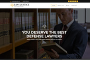 Law&Justice:Attorney WordPress Theme, a WordPress Template by ThemeBear (Thumbnail 2 of 8)