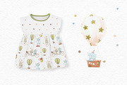 Cute Watercolor Circus Set, an Animal Illustration by Lembrik's Artworks (Thumbnail 5 of 6)