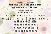 Rainbow Flowers | Script Font, a Script Font by Scratchones (Thumbnail 7 of 8)