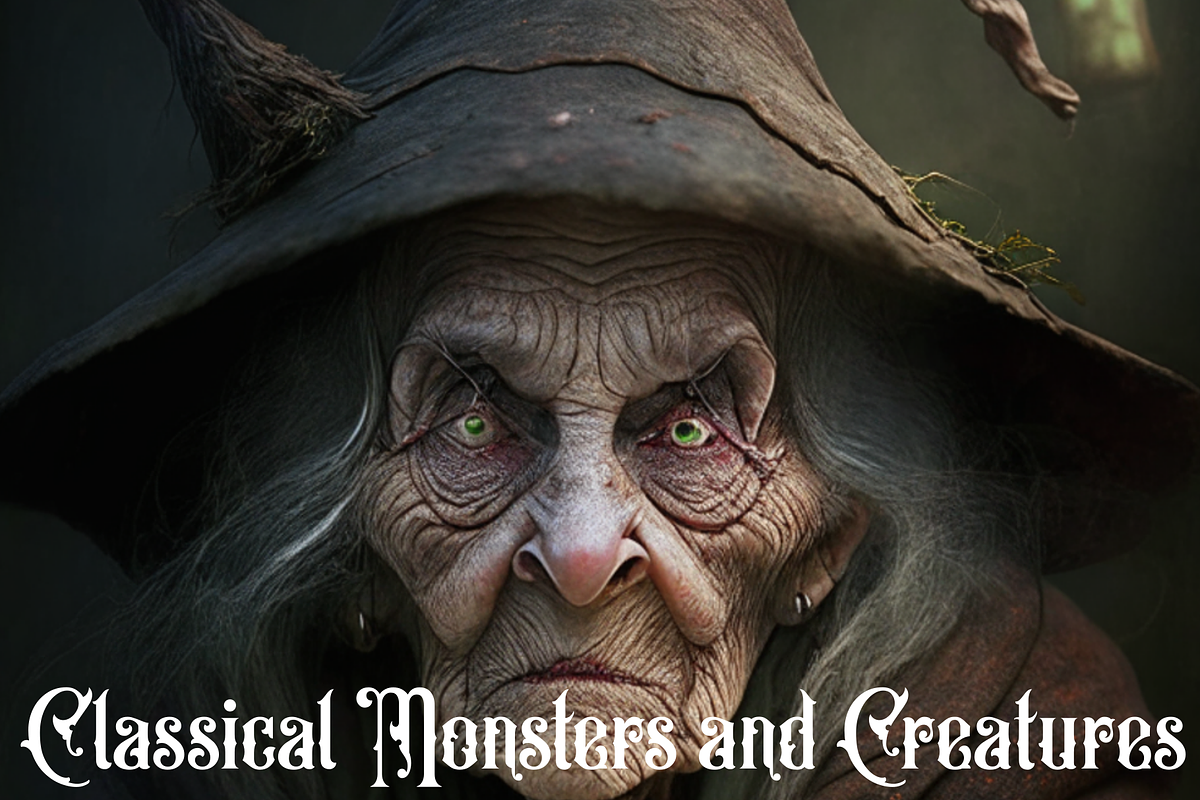 Classical Monsters and Creatures, a Background Graphic by Intellecta Design (Photo 6 of 7)