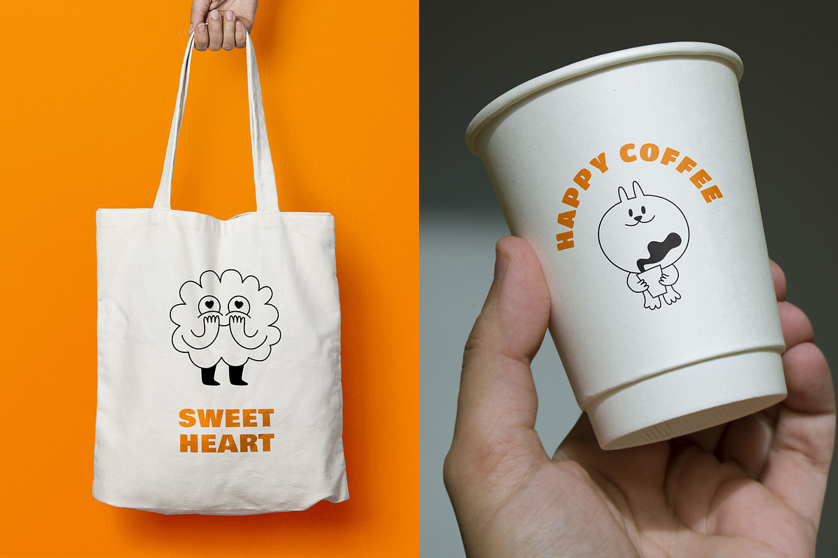 Funny mascots, illustrations, logos, a Graphic by venimo (Photo 9 of 13)