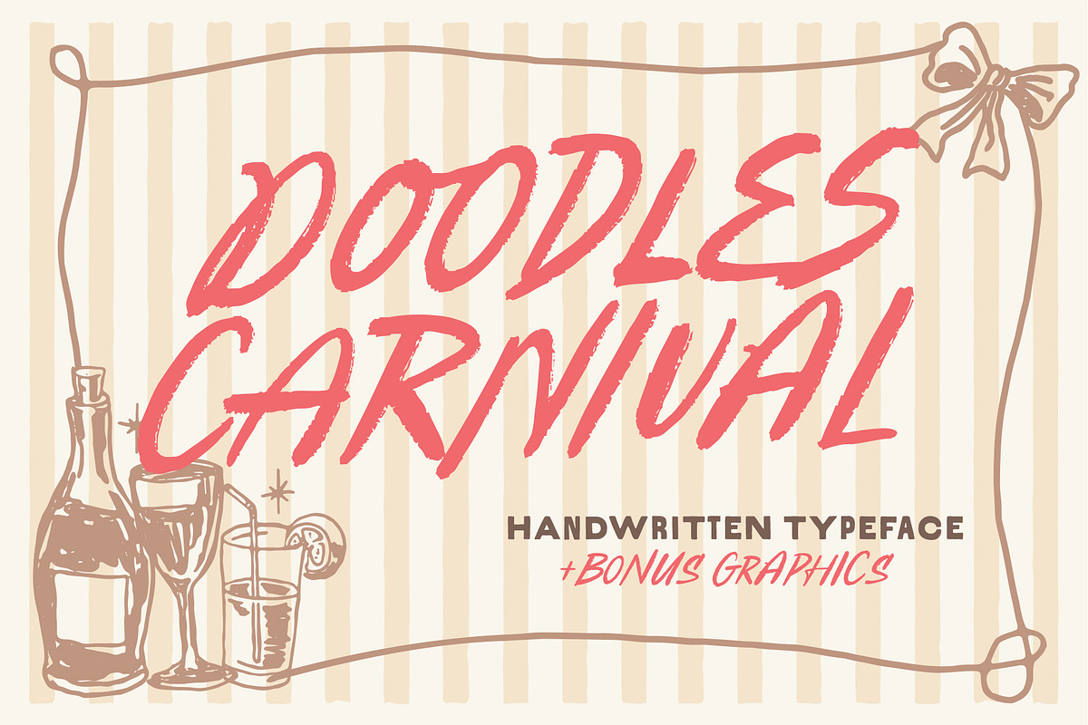 Doodles Carnival - Handwritten Font, a Handwritten Font by The Native Saint Club (Photo 1 of 14)