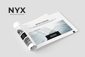 Nyx Brochure Template, a Brochure Template by SlideStation